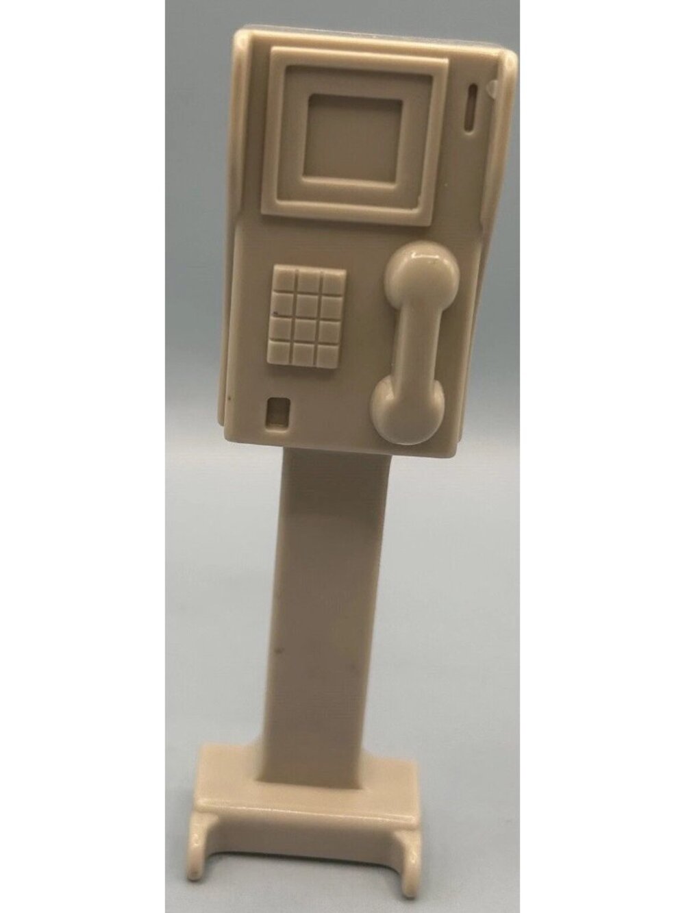 Dollhouse Miniature Pay Phone Video Call Phone Beige